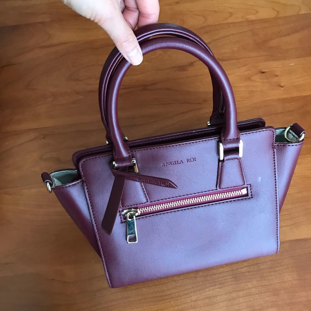 Angela Roi Sunday Mini Tote (color Bordeaux)